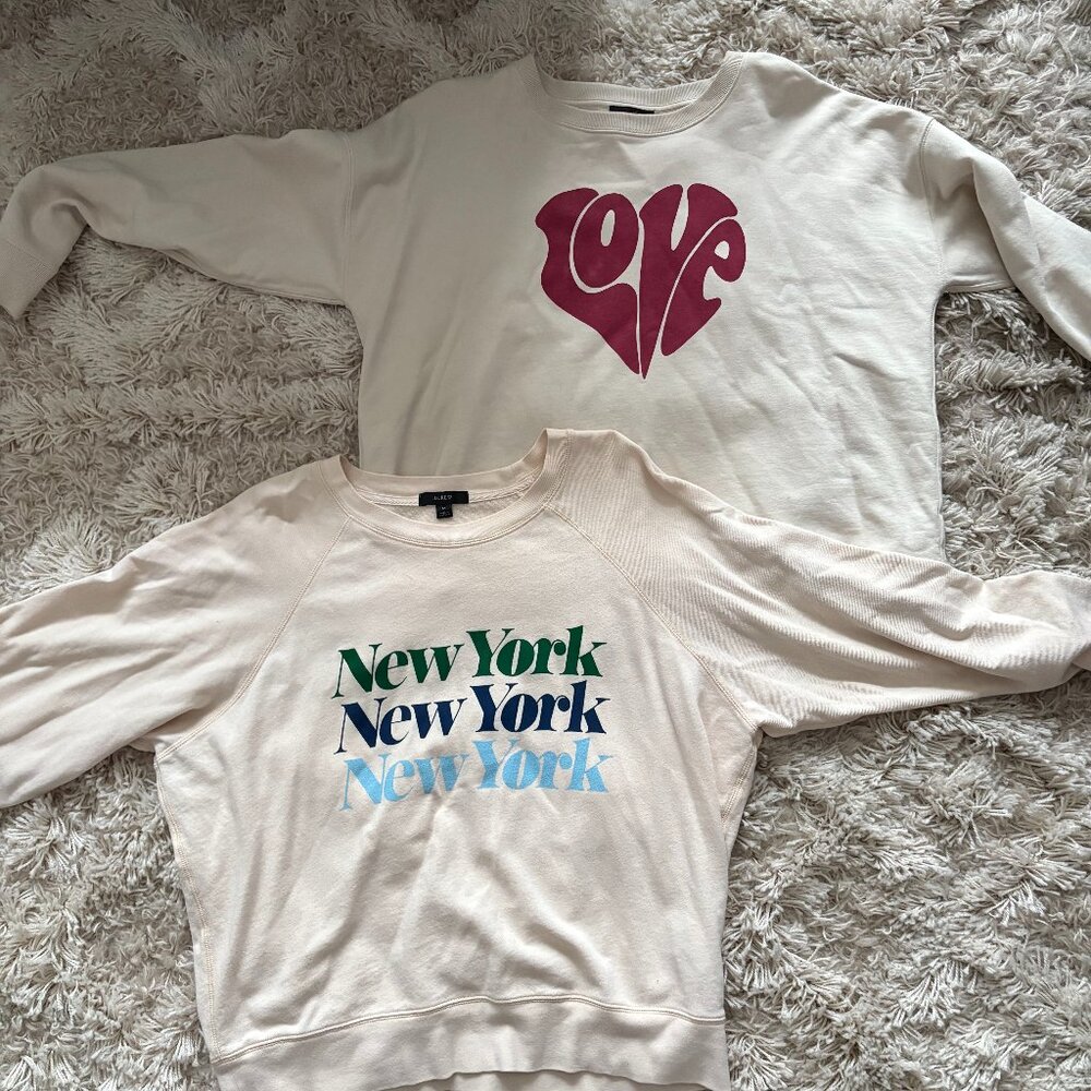 2 J Crew Sweatshirts
